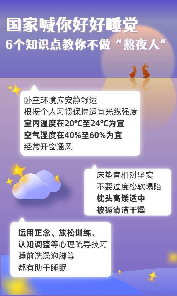 國家喊你好好睡覺！6個(gè)知識(shí)點(diǎn)要牢記