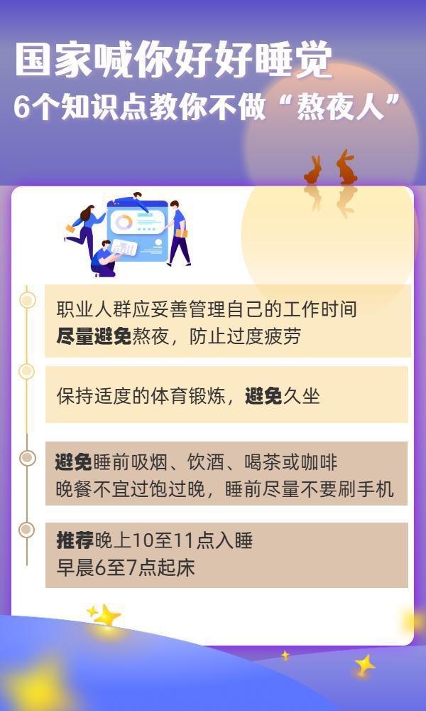 國家喊你好好睡覺！6個(gè)知識(shí)點(diǎn)要牢記